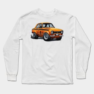 cartoon Ford Escort MK1 Long Sleeve T-Shirt